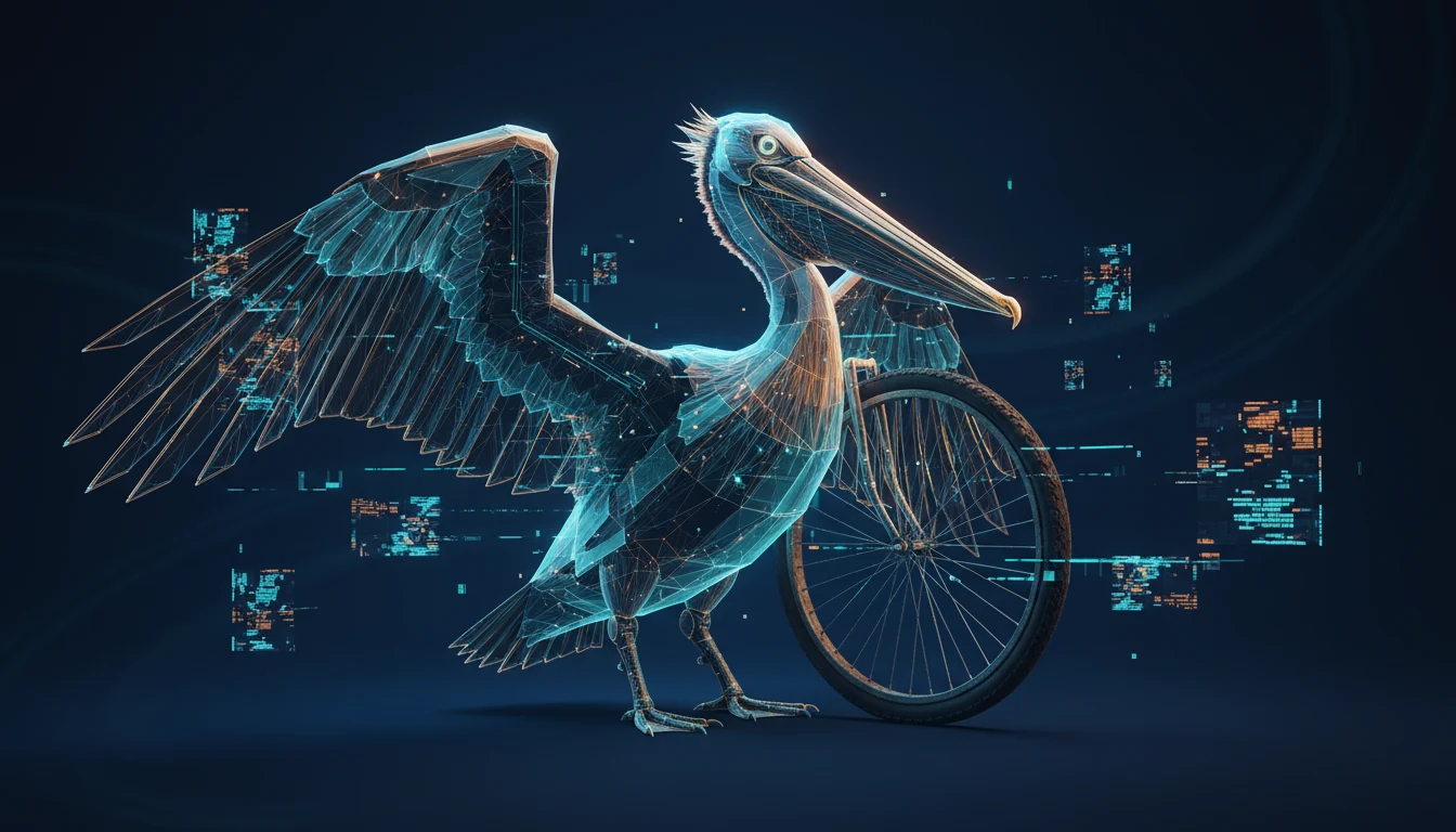 The Cycling Pelican: What a Quirky Test Reveals About AI Economics